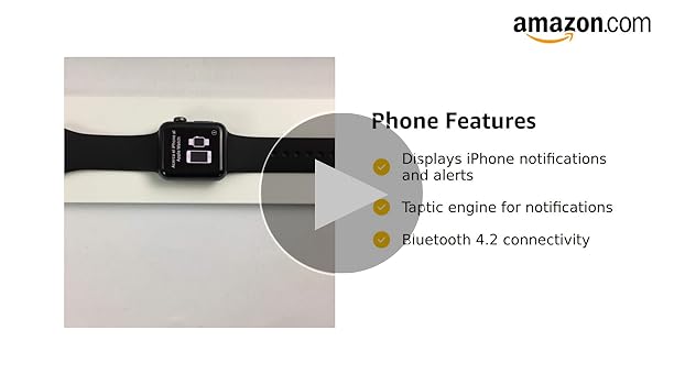 Apple - Apple Watch Series 3 (GPS)  38 mm ケース 黒 Apple Watch Series 3 GPS + Cellular - 38mm - Sport Band